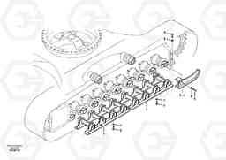 93476 Undercarriage, track guards EC240B APPENDIX FX FORESTRY VER., Volvo Construction Equipment