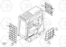 10140 Windshield protection EC290B APPENDIX FX FORESTRY VER., Volvo Construction Equipment