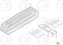 9258 Steel tracks EC45 TYPE 284, Volvo Construction Equipment