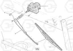 26076 Window Wipers Low Profile Cab Front & Rear 1 Arm G900 MODELS S/N 39300 -, Volvo Construction Equipment