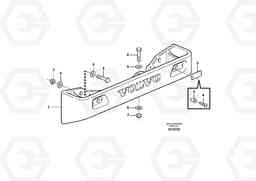 57449 Rear hitch and counterweight MC80B, Volvo Construction Equipment