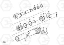 40597 Hydraulic cylinder L60E, Volvo Construction Equipment