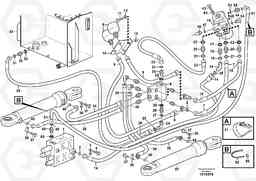 25536 Steering system, pressure and return lines L70E, Volvo Construction Equipment