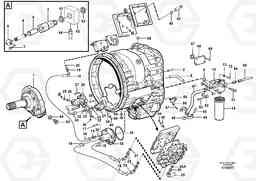 54716 Oil distributor, tube and filter. L220D SER NO 1001-, Volvo Construction Equipment