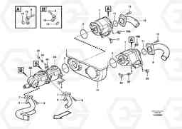91879 Hydraulic pump with fitting parts A25D S/N 13001 -, Volvo Construction Equipment