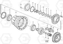 18317 Planetary axle, Front L90E, Volvo Construction Equipment