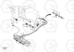 32070 Hydraulic system, hydraulic tank to hydraulic pump EW55B, Volvo Construction Equipment