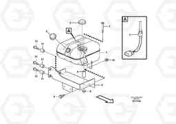 6509 Expansion tank with fitting parts L220E SER NO 4003 - 5020, Volvo Construction Equipment