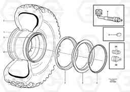 97690 Wheel A25D S/N 13001 -, Volvo Construction Equipment