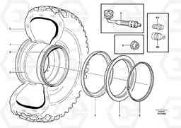 21367 Wheel A25D S/N 13001 -, Volvo Construction Equipment