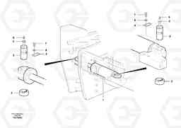 1314 Articulation cylinder installation - D7 G900 MODELS S/N 39300 -, Volvo Construction Equipment