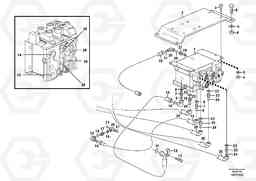 104573 Hydraulic system, 3rd and 4th function. Feed and return lines. L60E, Volvo Construction Equipment