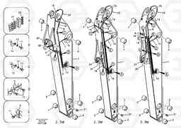 66918 Dipper arm and grease piping with piping seat EC210B, Volvo Construction Equipment