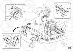 66917 Working hydraulic, hammer and shear for upper EC210B, Volvo Construction Equipment