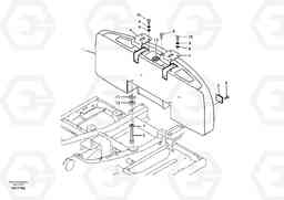 3882 Counterweights EC210B, Volvo Construction Equipment