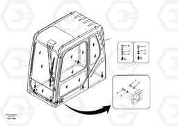 44745 Cab mount EC210B APPENDIX FORESTRY VERSION, Volvo Construction Equipment