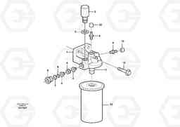 43862 Fuel filter EC460B, Volvo Construction Equipment