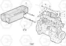 1629 Cab Heater Plumbing - D7 G900 MODELS S/N 39300 -, Volvo Construction Equipment