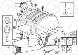 61717 Cable harnesses, servo valve. L60E, Volvo Construction Equipment