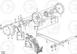 104338 Angle sensor L180E S/N 5004 - 7398 S/N 62501 - 62543 USA, Volvo Construction Equipment