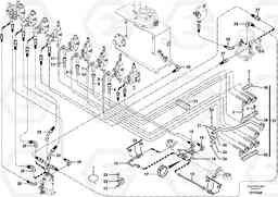 7570 Hydraulic circuit ( platform/balancing valve/offset cylinder ) EC45 TYPE 284, Volvo Construction Equipment