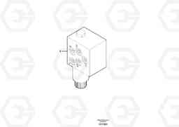 6854 Slewing-offset selector switch EC45 TYPE 284, Volvo Construction Equipment