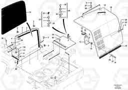 14645 Right coverage EC35 TYPE 283, Volvo Construction Equipment