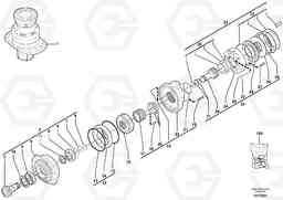 37507 Slewing gear motor EC45 TYPE 284, Volvo Construction Equipment