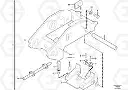 6396 Tool holder / mechanical control EC45 TYPE 284, Volvo Construction Equipment