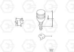 7154 Flashing light EC45 TYPE 284, Volvo Construction Equipment