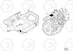 3127 Product identification plate EC45 TYPE 284, Volvo Construction Equipment