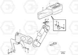 41636 Armrest L180E S/N 5004 - 7398 S/N 62501 - 62543 USA, Volvo Construction Equipment