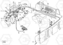 38609 Cable harnesses, instrument panel L180E S/N 5004 - 7398 S/N 62501 - 62543 USA, Volvo Construction Equipment