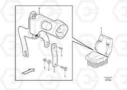 95263 Operator seat with fitting parts L180E S/N 5004 - 7398 S/N 62501 - 62543 USA, Volvo Construction Equipment