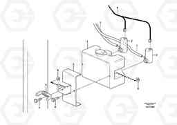 58261 Windshield washer with air cleaner. L220E SER NO 4003 - 5020, Volvo Construction Equipment