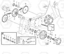 61005 Drivetrain components MC70B, Volvo Construction Equipment
