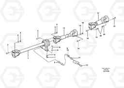 89211 Propeller shafts with fitting parts L220E SER NO 4003 - 5020, Volvo Construction Equipment