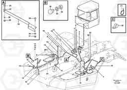 58237 Cable harnesses, front A25D S/N 13001 -, Volvo Construction Equipment