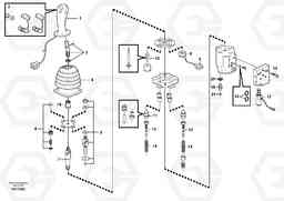 80578 Servo valve, single levercontrol L110E S/N 1002 - 2165 SWE, 60001- USA,70201-70257BRA, Volvo Construction Equipment