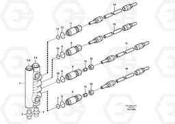 32501 Distribution block, B3 L90E, Volvo Construction Equipment