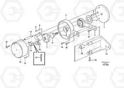 96658 Angle sensor, steering L180E S/N 5004 - 7398 S/N 62501 - 62543 USA, Volvo Construction Equipment