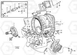 9497 Oil distributor and tube. L220E SER NO 4003 - 5020, Volvo Construction Equipment