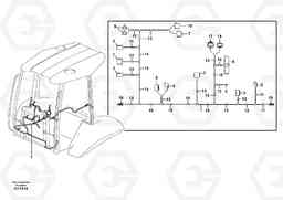 5166 Cable harness, panel BL60, Volvo Construction Equipment