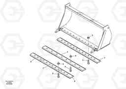 26617 Bolt-on cutting edge L30B TYPE 182, 183, 185 SER NO 3000 -, Volvo Construction Equipment