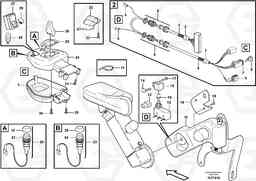 103101 Cable harness, CDC-steering. L180E S/N 5004 - 7398 S/N 62501 - 62543 USA, Volvo Construction Equipment
