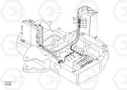 4696 Hydraulic system, return lines ECR58, Volvo Construction Equipment