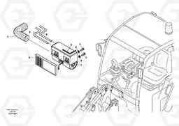 105325 Heater L25B TYPE 175, S/N 0500 - TYPE 176, S/N 0001 -, Volvo Construction Equipment