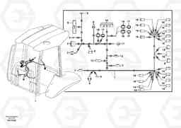 40564 Cable harness, control panel right BL70, Volvo Construction Equipment