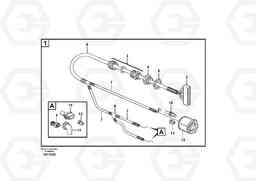 37134 Cable harness, CDC-steering. L180E S/N 5004 - 7398 S/N 62501 - 62543 USA, Volvo Construction Equipment