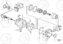 56049 Pump, service hydraulics L220E SER NO 2001 - 3999, Volvo Construction Equipment